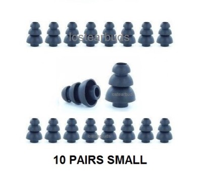 Earbud Tips Replacement  Noise Cancellation  Size Small 10 Pairs Triple Flange