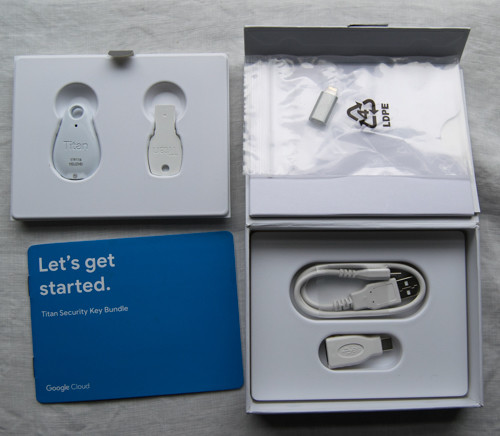 TITAN SECURITY KEY BUNDLE   New open box