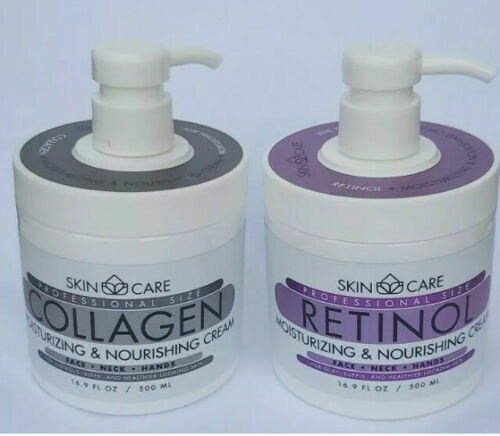 Skin Care Retinol Collagen Moisturising Nourishing Face NECK Hand Cream 500ML