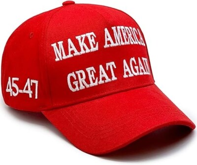 2024 Trump MAGA President RED Hat 45-47 Baseball Cap Make America Great Again