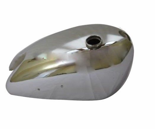 Matchless Steel Chrome Plated Petrol Gas Fuel Tank  
