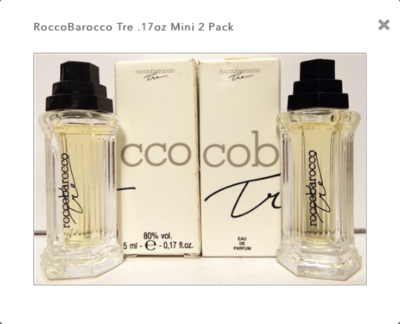 2 Rocco Barocco Tre Eau De Parfum Min.17oz eBay