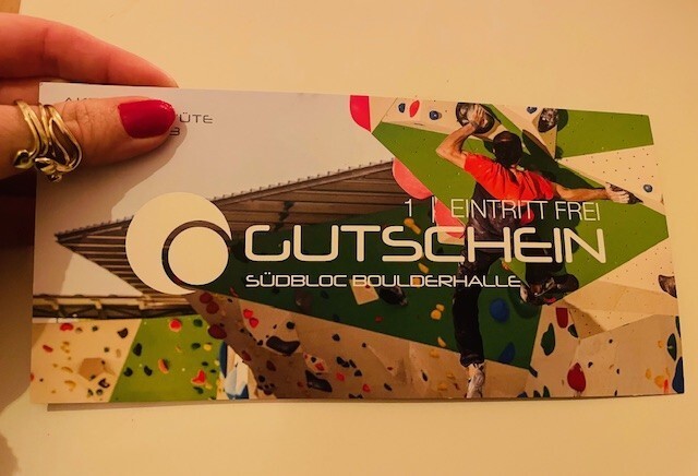 Gutschein Boulderhalle Klettern SÃDbloc Berlin â 1 X Eintritt Frei
