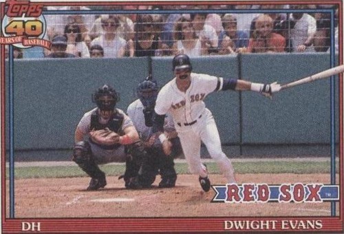 1991 Topps - Dwight Evans #155