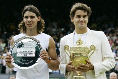 2006 Wimbledon F---Federer v. Nadal---2 DVDs--4 thrilling sets!!!