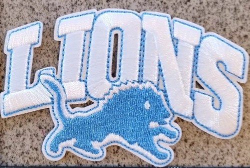 DETROIT LIONS IRON ON PATCH - 1 | eBay