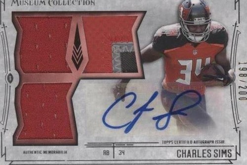 2014 Topps Museum Collection Charles Sims #SSTRA-CSI