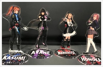 Dead or Alive Acrylic Stand Lot of 4 Kasumi Ayane Marie Rose Honoka Size 12-14cm