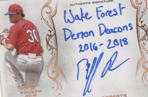 2018 Leaf Trinity - Griffin Roberts #A-GR2