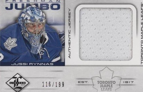 2012-13 Panini Limited - Jussi Rynnas #FJ-JR