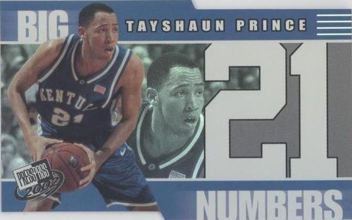 2002 Press Pass - Tayshaun Prince #BN 17
