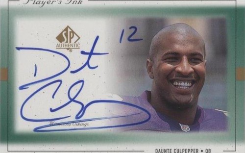 1999 SP Authentic Daunte Culpepper #DC-A