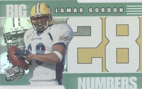 2002 Press Pass Lamar Gordon #BN 10
