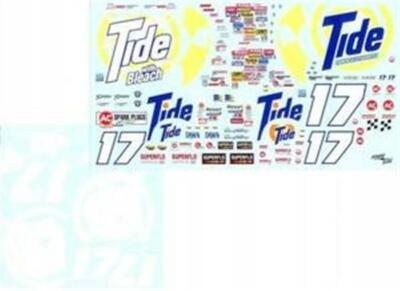 Powerslide #17 Tide 1987-89 Darrell Waltrip Nascar decal