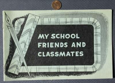 1960s Era My School Friends and Classmates unused souvenir photo album booklet--