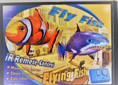FLYING FISH IR REMOTE CONTROL CLOWNFISH  AIR SWIMMERS  INFRA RED REMOTE
