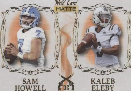 2022 Wild Card MATTE Kaleb Eleby Sam Howell #DG-14