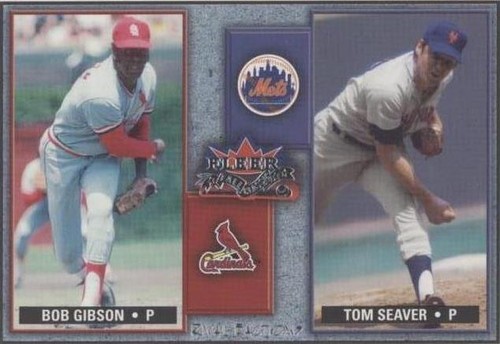 2002 Fleer Fall Classic - Bob Gibson Tom Seaver #17 RF