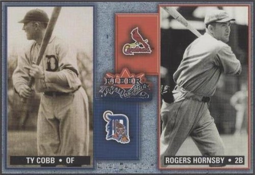 2002 Fleer Fall Classic - Rogers Hornsby Ty Cobb #38 RF