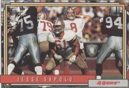 1992 Topps Jesse Sapolu #146
