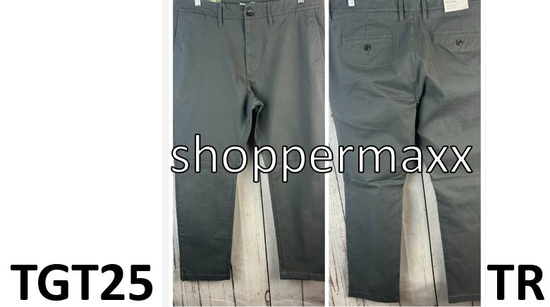 Men's Every Wear Slim Fit Chino Pants - Goodfellow & Co, DARK GREY, Size 38Wx30L