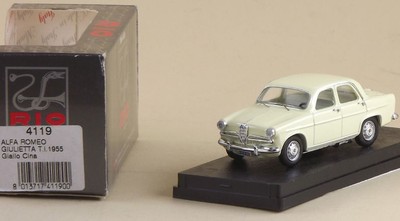 RIO 4119 ALFA ROMEO Giulietta berlina T.I. 1955 Giallo Cina