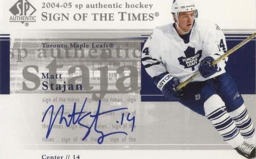 2004-05 SP Authentic - Matt Stajan #ST-MJ