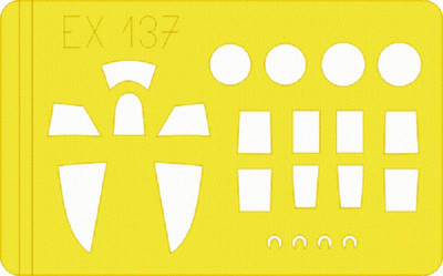 Eduard Mask 1/48  N1K1-Ja George Mask for Hasegawa  EUEX 137