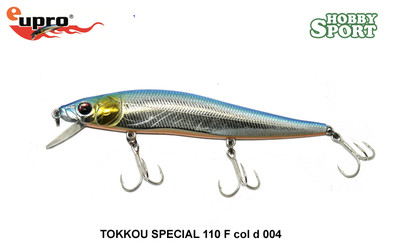 EUPRO SERIE TOKKOU MODELLO VM110F  D004 SILVER BLUE MINNOW 14,7 GR SPINNING