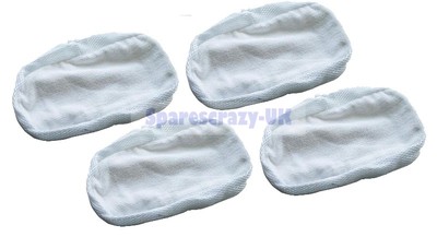 4 Microfibre Steam Mop Cloth Pads For Morphy Richards 9 in 1 Ant Calc 720502