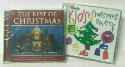 THE BEST OF CHRISTMAS & DJC Kids Xmas Party, Music CD's Sealed/Cracked Cases/NEW