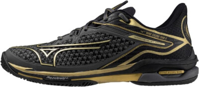 MIZUNO Tennis Shoes WAVE EXCEED TOUR 6 AC Dark Gray Gold 61GA2470 US10(28cm)