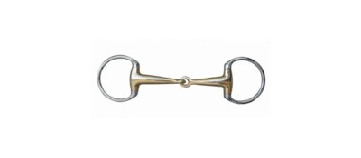 Olivenkopfgebiss einfach gebrochen HKM Argentan 16mm NEU