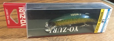 Yo-Zuri Crystal Minnow Deep Diver Walleye Wonderbread R1205-WB 3 1//2/" Lure