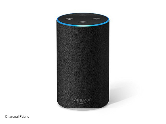 Amazon Echo 2nd Generation Smart Speaker With Alexa Dolby Charcoal