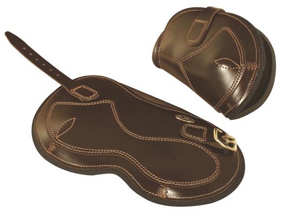 KenTaur Lederstreichkappen Porto WB schwarz