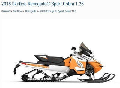 2018 Ski Doo Renegade Sport 600 ACE
