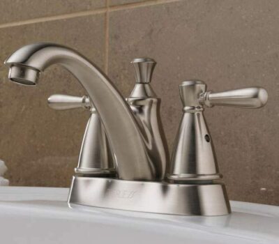 Peerless P99674LF-BN Apex Two Handle Centerset Lavatory Faucet - Brushed Nickel