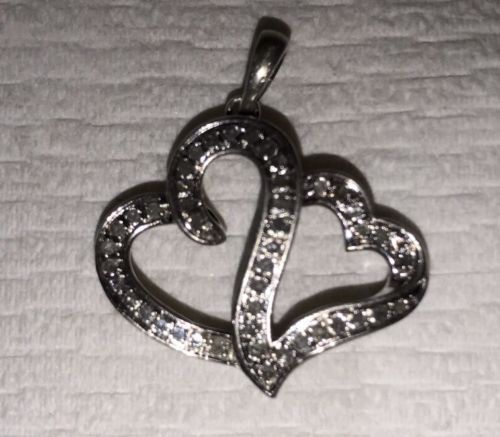 Heart Shaped Genuine Diamond Pendant