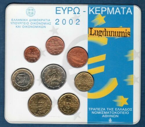 Pièces de 2 euros de Grèce, année 2002