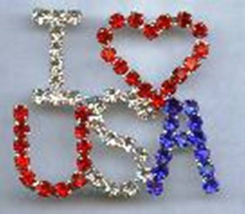 JJ Nana Heart Flower Brooch Pin Silver Tone XOXO With Love Grandma