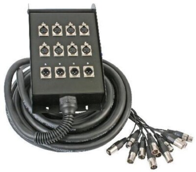 NEW 12 Channel 49Foot Cable Snake Pro Audio Sound Hook Ups twelve CH DJ Concert