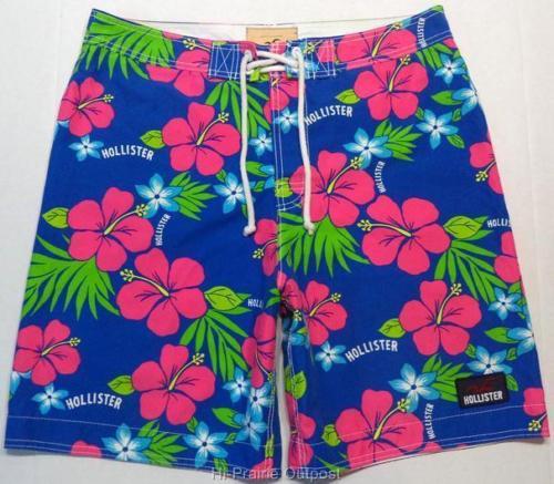 Shorts Hollister Poliéster para Homens