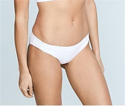L*Space 188442 Sandy Womens White Bikini Bottoms Size Small