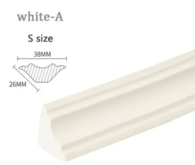Self-Adhesive Soft NBR Material Wall Gap Decor Line Baseboard Ceiling Molding