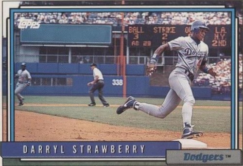1992 Topps - Darryl Strawberry #550