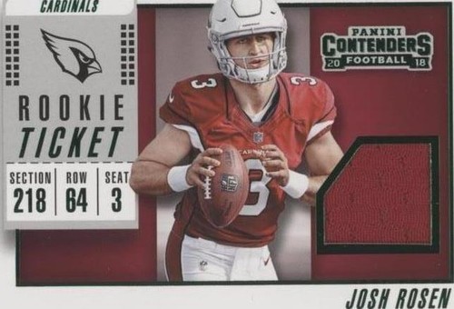 2018 Panini Contenders Josh Rosen #RTSV-6