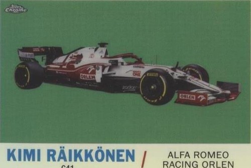 2021 Topps Chrome Formula 1 - Kimi Raikkonen #T61-KR