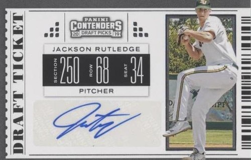 2019 Panini Contenders Draft Picks - Jackson Rutledge #5