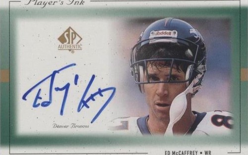 1999 SP Authentic Ed McCaffrey #ED-A
